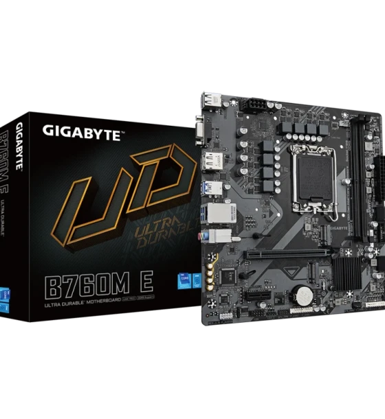 Placa de baza Gigabyte B760M e LGA1700, 2x DDR5, 1x d-sub 1x dp, 1x HDMI