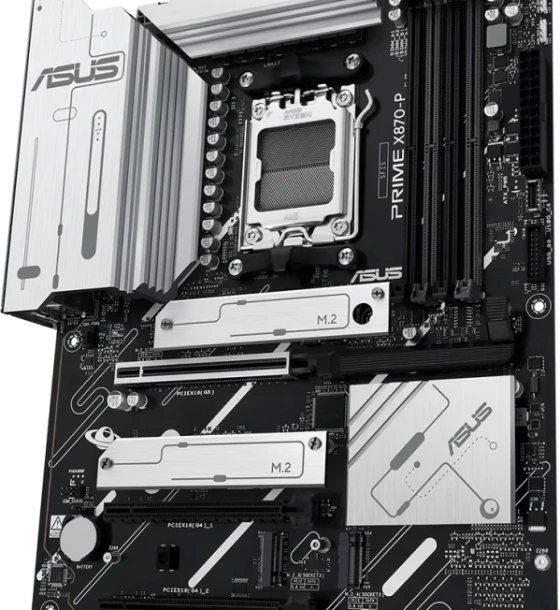 Placa de baza ASUS prime X870-p AM5, 4x DDR5, 1x HDMI 2x USB4, 1x PCIe 5 x16 3x PCIe 4 x16
