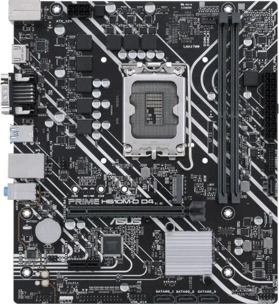Placa de baza ASUS prime H610M-d D4 LGA1700