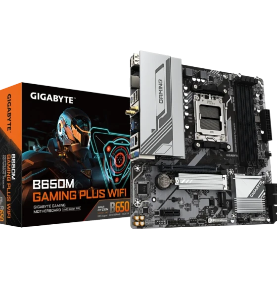 Placa de baza Gigabyte B650M gaming PLUS WiFi AM5, 4x DDR5, 2x dp 1x HDMI