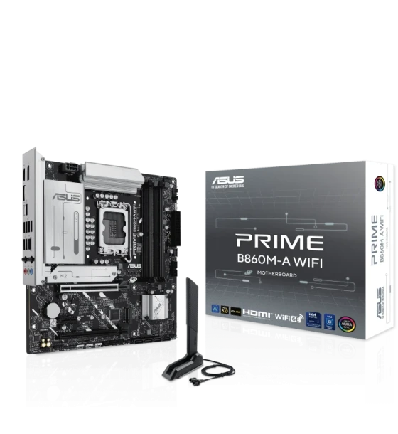 Placa de baza ASUS prime B860M-a WiFi LGA1851, 4x DDR5, 2x dp 1x HDMI