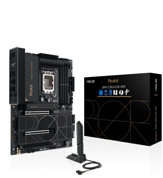 Placa de Baza ASUS PROART Z890-CREATOR WIFI LGA1851, 4x DDR5, 1x HDMI 3x Intel Thunderbolt