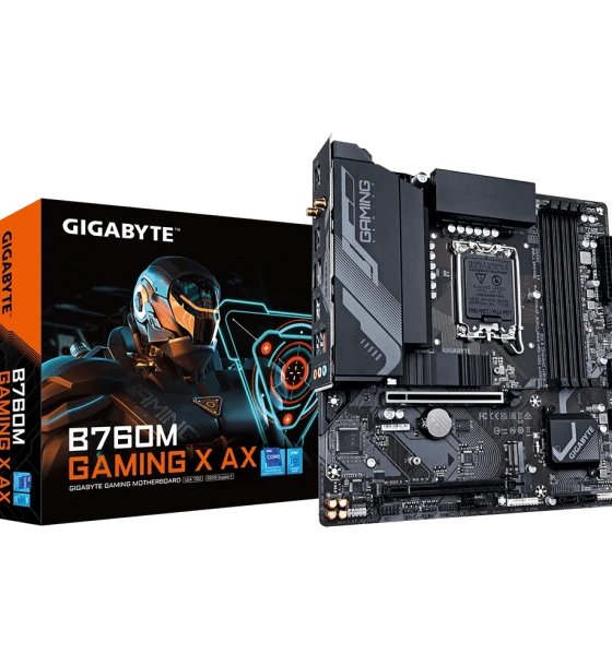Placa de baza Gigabyte B760M GAMING X AX LGA1700
