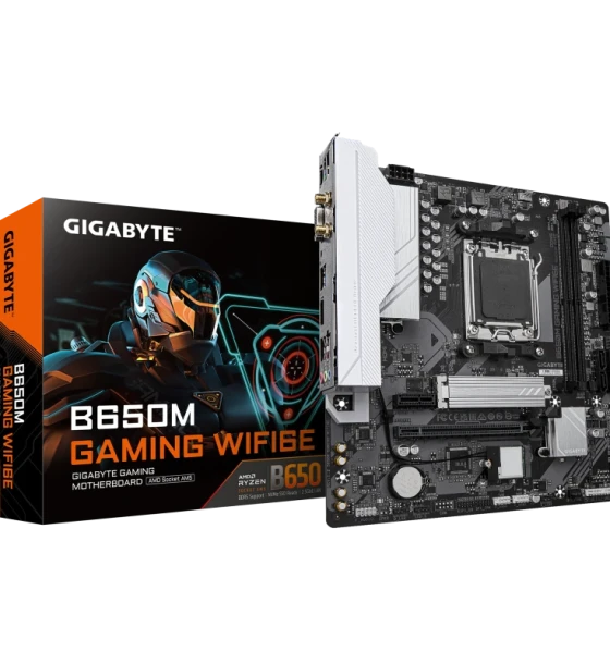 Placa de baza Gigabyte B650M gaming WIFI6E AM5, 2x DDR5, 1x d-sub 1x HDMI