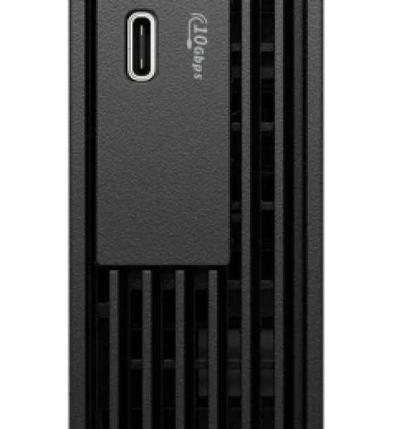 Desktop PC Dell Pro Micro QCM1255, 65W AC rugged adapter, 4.5mm barrel, E4, ENERGY STAR Qualified, EPEAT Gold with Climate+, AMD Ryzen 3 8300GE 4 cores, up to 4.9GHz, 35W CPU, 8 GB 1 x 8 GB, DDR5