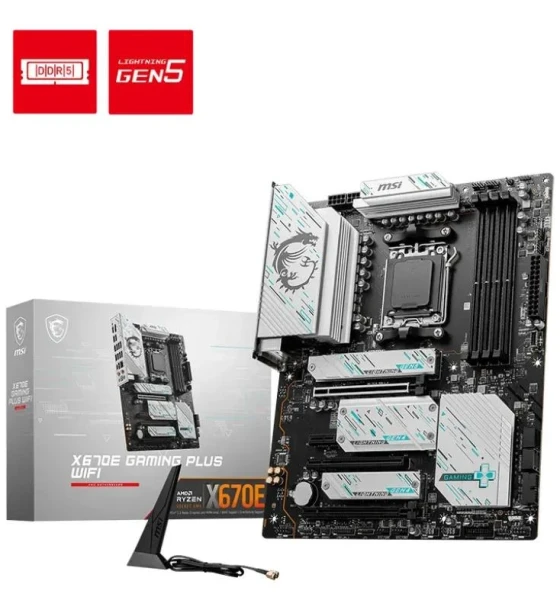 Placa de baza MSI X670E gaming PLUS WiFi AM5