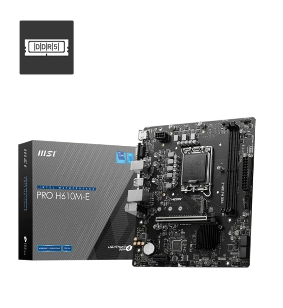 Placa de baza MSI PRO H610M-e DDR5 LGA1700