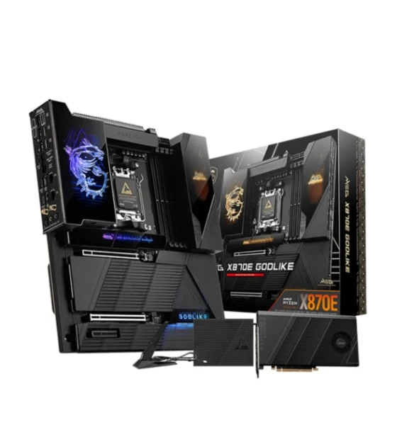 Placa de baza MSI meg X870E godlike AM5, 4x DDR5, 2x type-c, 2x PCIe 5 x16 1x PCIe 4 x4, 7x M.2