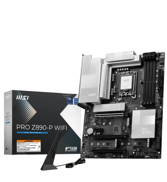 Placa de baza MSI PRO Z890-p WiFi LGA 1851, 4x DDR5, 1x HDMI 1x dp 1x dp type-c