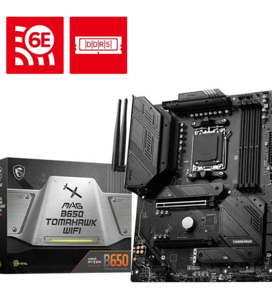 Placa de baza MSI mag B650 tomahawk WiFi AM5