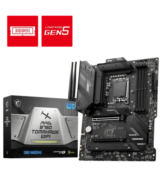 Placa de baza MSI mag B760 tomahawk WiFi DDR5 LGA1700