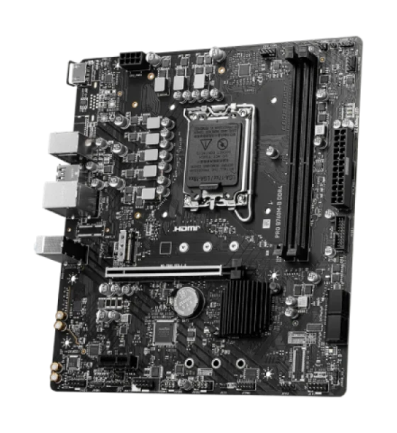 Placa de baza MSI PRO B760M-B DDR4 LGA1700 Socket LGA 1700 Chipset B760 Memorie DDR4 Tip memorie DI