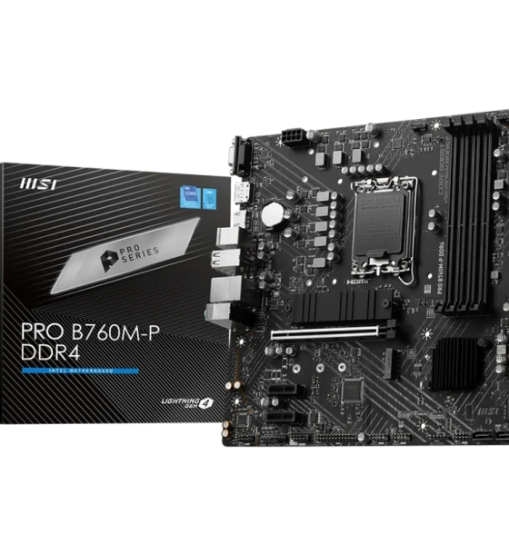 Placa de baza MSI PRO B760M-p DDR4 LGA1700