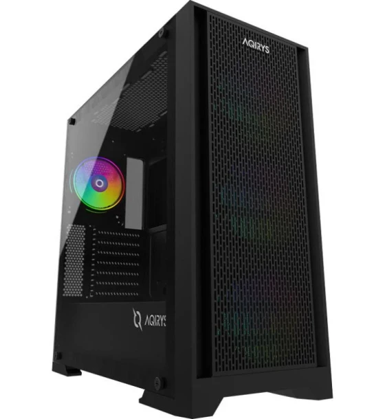 Carcasa AQIRYS Avior Mid Tower ARGB NEGRU