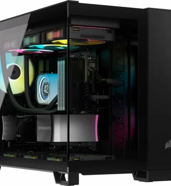 Carcasa CORSAIR 2500X Micro ATX Dual Chamber NEGRU