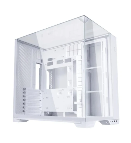 Carcasa LIAN LI O11 VISION COMPACT Mid Tower RGB ALB, Tempered Glass, Sloturi Expansiune 7, Drive Bays 2x3.5 inch sau 1x2.5 inch 1x 3.5 inch, Ventilatoare Suportate 11 spate 2x120mm