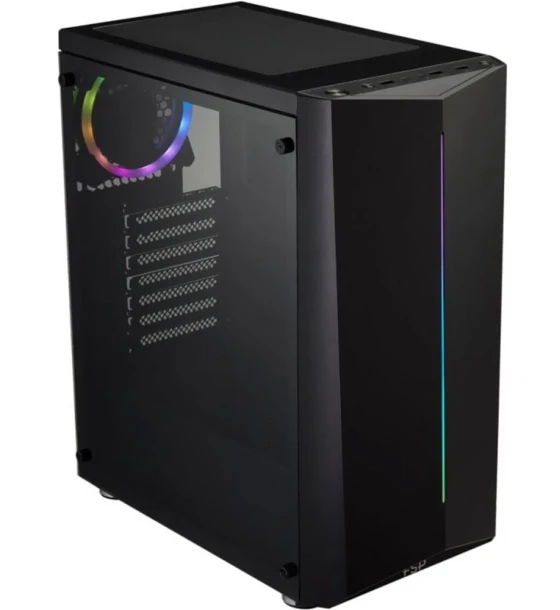 Carcasa fsp CMT151 tg argb mid-tower negru
