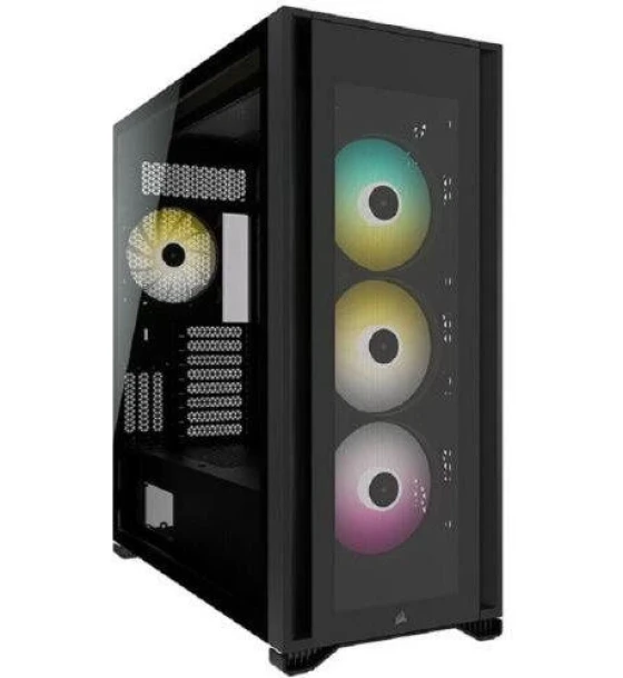 Carcasa Corsair iCUE 7000X Tempered Glass, ATX, fara sursa, RGB