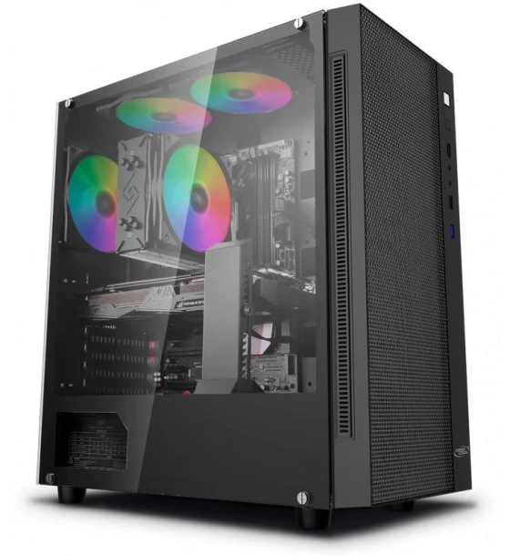 Carcasa deepcool matrexx 55 mesh mid tower negru