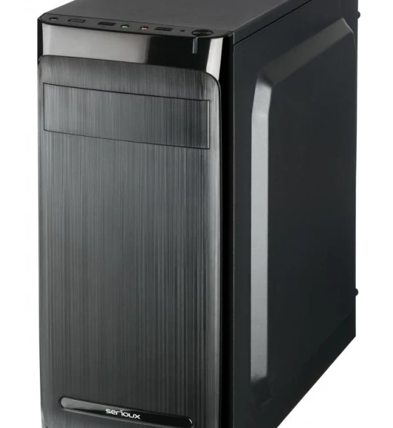 Carcasa PC Serioux CLASSIC, fara sursa, Middle Tower, ATX, black