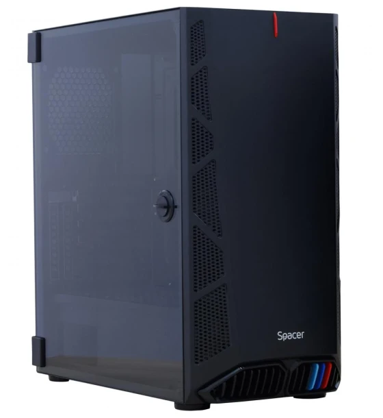 Carcasa Spacer Hunter, Mid Tower NEGRU