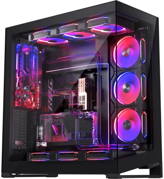 Carcasa PHANTEKS NV9 MK2 Full Tower ARGB NEGRU, Tempered Glass, Sloturi Expansiune 8, Drive Bays 3x3.5 inch 6x2.5 inch, Ventilatoare Suportate 12, Format Placa De Baza Suportat Mini-ITX