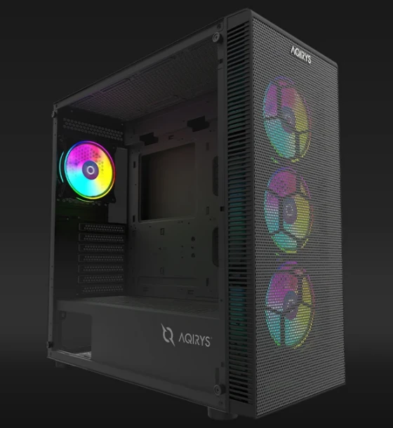 Carcasa Aqirys Naos Pro Mid Tower NEGRU