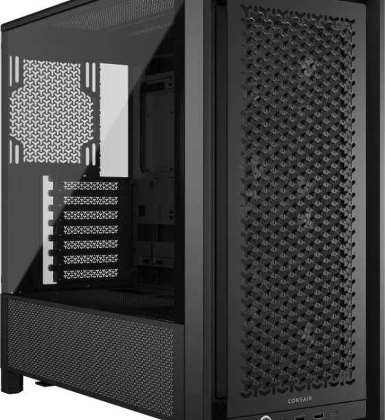 Carcasa CORSAIR FRAME 4000D RS Mid Tower NEGRU, Tempered Glass, Sloturi Expansiune 7 orizontale sau 3 verticale, Drive Bays 2x3.5 inch 4x2.5 inch