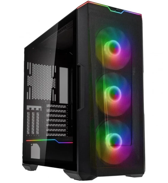 Carcasa phanteks eclipse G500A D-RGB mid tower argb negru