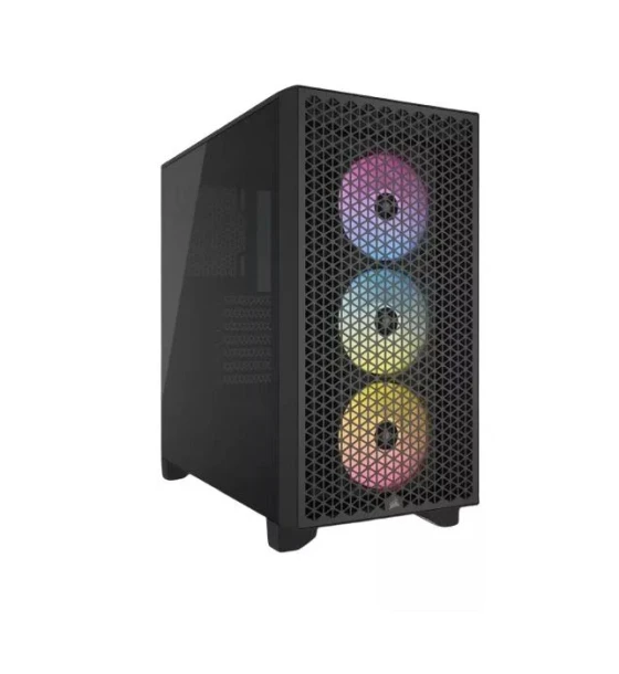Carcasa Corsair 3000D RGB Mid-Tower NEGRU