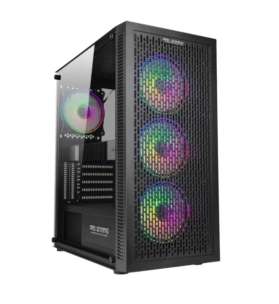 Carcasa PRO GAMING GLADIUS Mini Tower ARGB Negru
