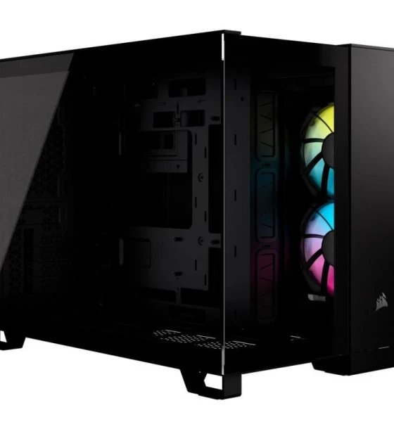 Carcasa CORSAIR iCUE LINK 2500X Micro ATX Dual Chamber NEGRU