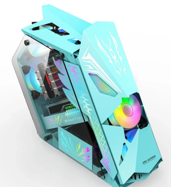 Carcasa PRO GAMING hercule blue mid tower argb