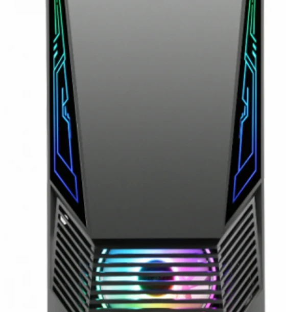 Carcasa gaming Serioux Rogue, tip middle tower, mesh si banda ARGB, Capac superior cu filtru magnetic de praf, panoul lateral sticla securizata, sasiu SPCC 0.6T, USB2.0x2+HD Audio