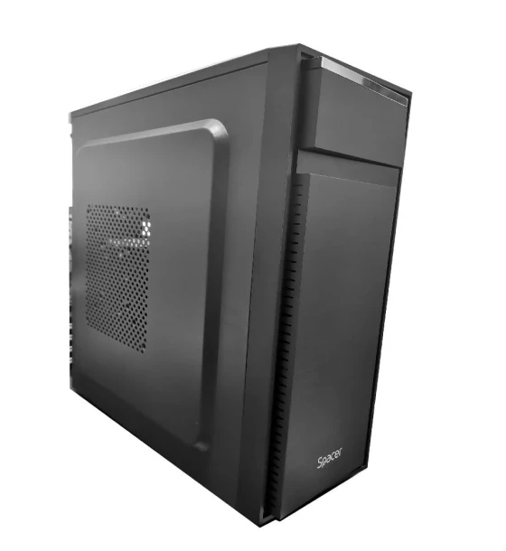 Carcasa Spacer office, Mid Tower, ATX NEGRU