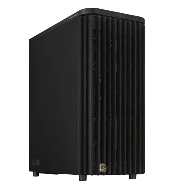 Carcasa ASUS PROART PA401 WOOD EDITION METAL Mid Tower ARGB NEGRU, Sloturi Expansiune 7, Drive Bays 2x3.5 inch 2x2.5 inch/3.5 inch, Ventilatoare Suportate 5 spate 1x120mm