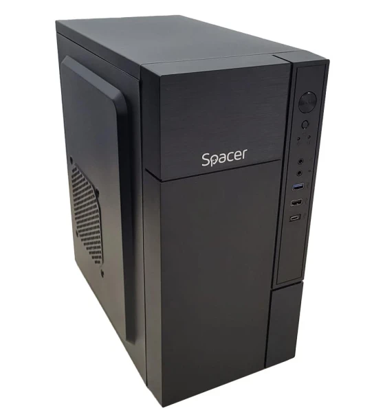 Carcasa SPACER Mini Tower NEGRU