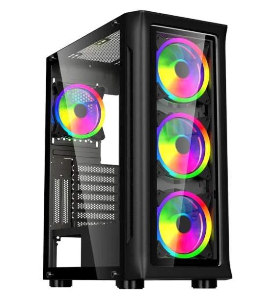 Carcasa Spacer SHIELD Mid Tower NEGRU