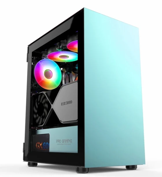 Carcasa PRO GAMING MYRMIDON ARGB Mini Tower Verde