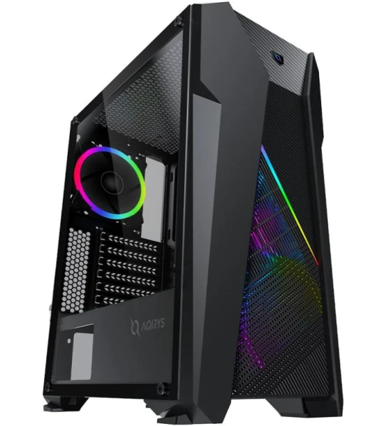 Carcasa Aqirys Canopus Midi Tower, fara sursa, black