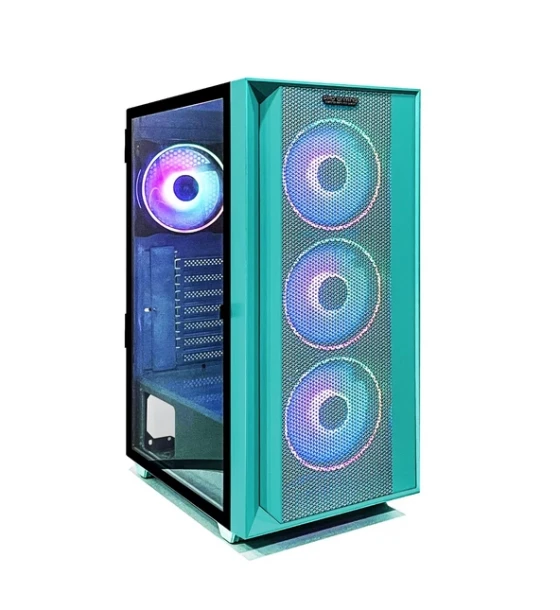 Carcasa PRO GAMING jungle mid tower argb cyan