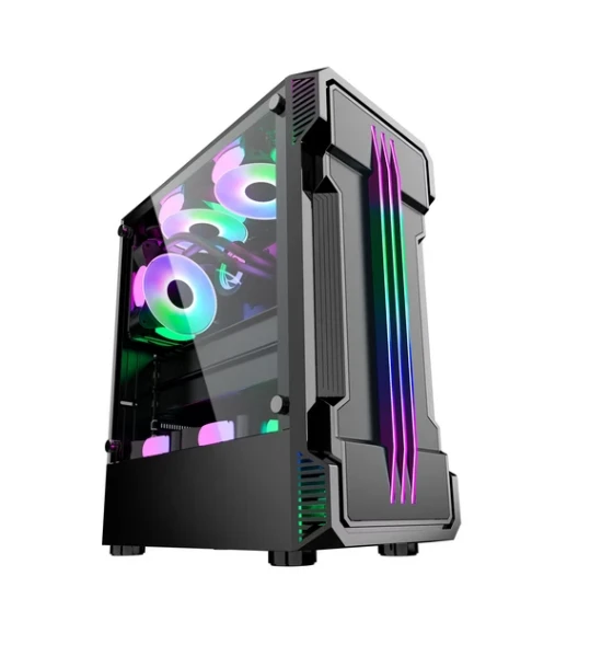 Carcasa PRO GAMING ZERG Mid Tower ARGB Negru