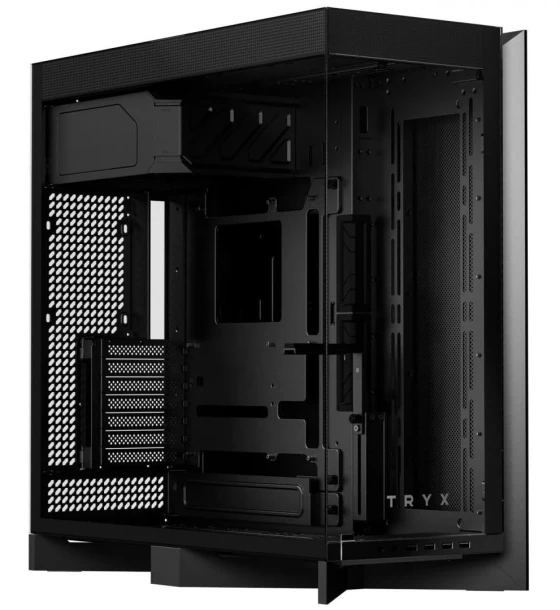 Carcasa TRYX LUCA L70 Mid Tower NEGRU, Tempered Glass, Sloturi Expansiune 7, Drive Bays 2x 3, 5 inch 9x2, 5 inch, Ventilatoare Suportate 8 spate 1x120mm, sus 2x120mm sau 2x140mm