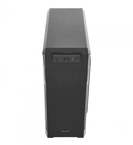 Carcasa PC Serioux OFFICE, fara sursa, Middle Tower, ATX, black