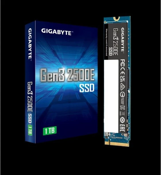 SSD GIGABYTE Gen3 1TB, M.2, PCIe 3.0x4, NVMe1.3, viteza citire 2400 MB/s, Viteza scriere 1800 MB/s