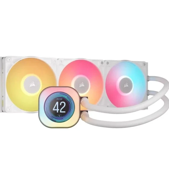 Cooler procesor corsair icue link titan 360 RX LCD alb