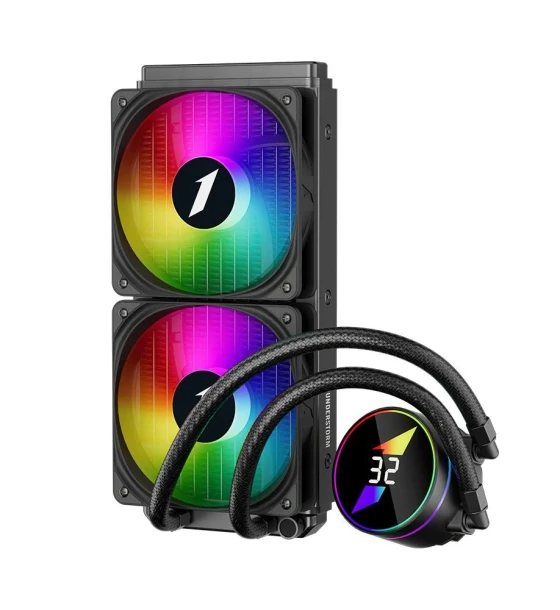 Cooler procesor 1STPLAYER thunderstorm TS3 240 negru