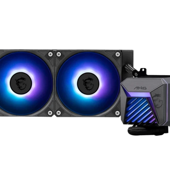 Cooler Procesor MSI MAG CORELIQUID A15 240 AIO NEGRU, marime radiator 240mm, 2 ventilatoare ARGB GEN2, Viteza ventilatoare 500-2500 RPM +/- 10%, Viteza pompa 3400 +/- 10%