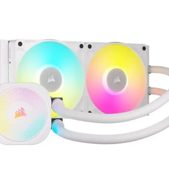 Cooler procesor corsair icue link titan 240 RX RGB AIO liquid alb