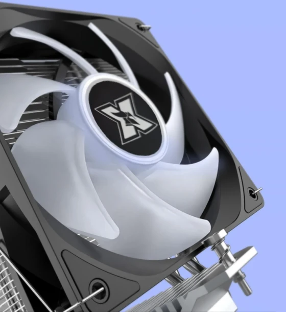 Cooler CPU Serioux CC120ARGB, dimensiuni 120x120x25mm, viteza ventilator 800-1800 200RPM, TDP 180 - 200W, durata de viata 30 000 ore, iluminare LED, suporta seriile INTEL AMD